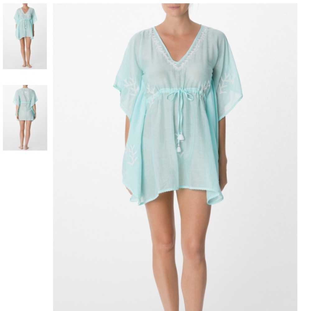 Letarte navy blue cover up XS